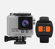 Waterproof Action Camera with Remote